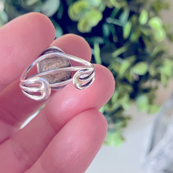 Native American Navajo natural turquoise Sterling Silver Ring - Picture 3 of 4